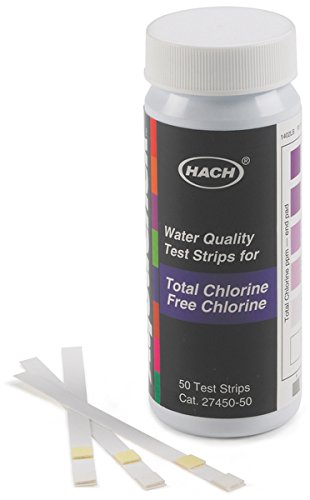Free & Total Chlorine Test Strips  "Hach" #2745050